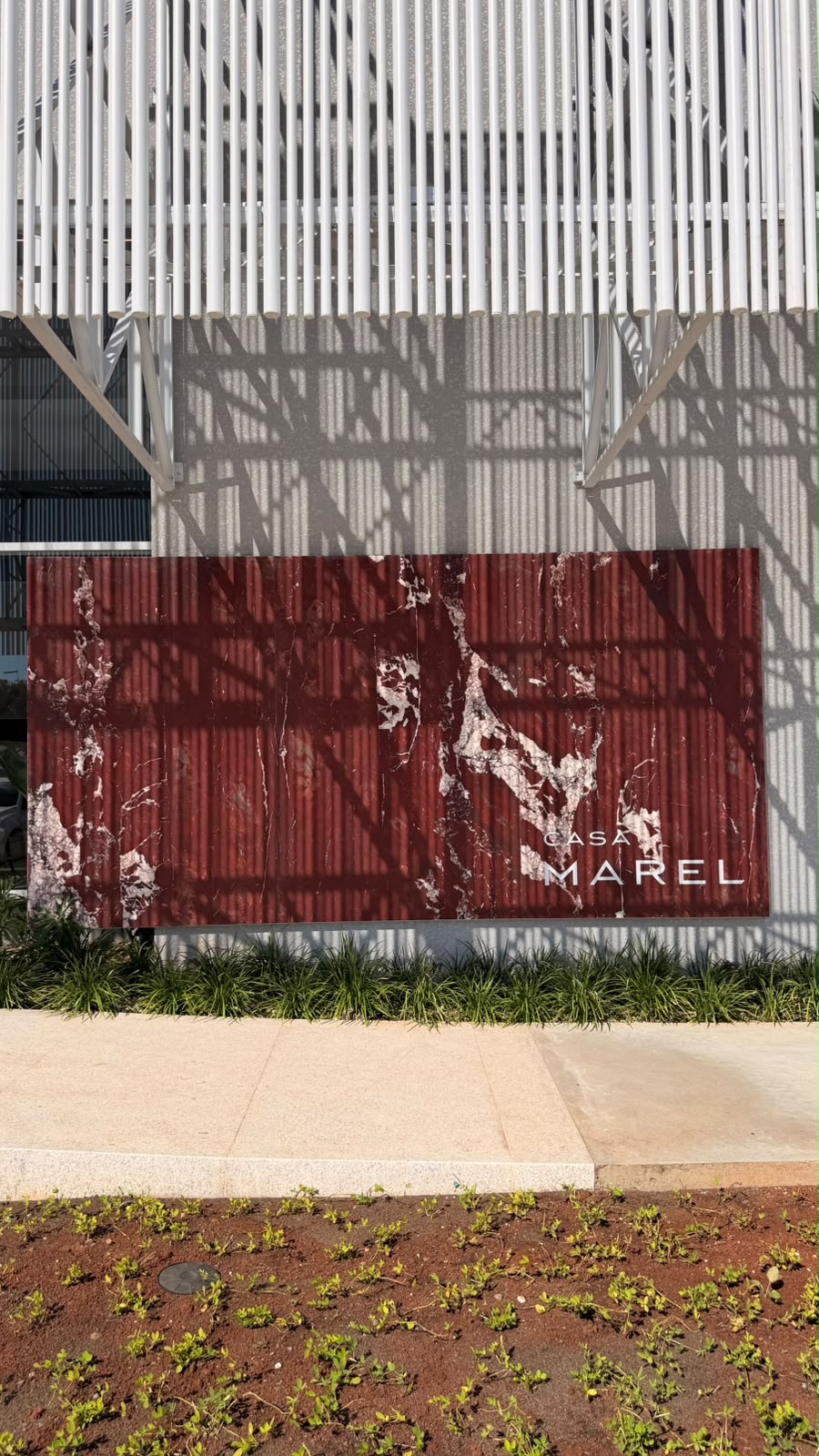 Casa Marel — detalhe do painel